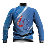 Samoa Independence Day Baseball Jacket Anniversary 63th-Siapo Art LT03 - Polynesian Pride