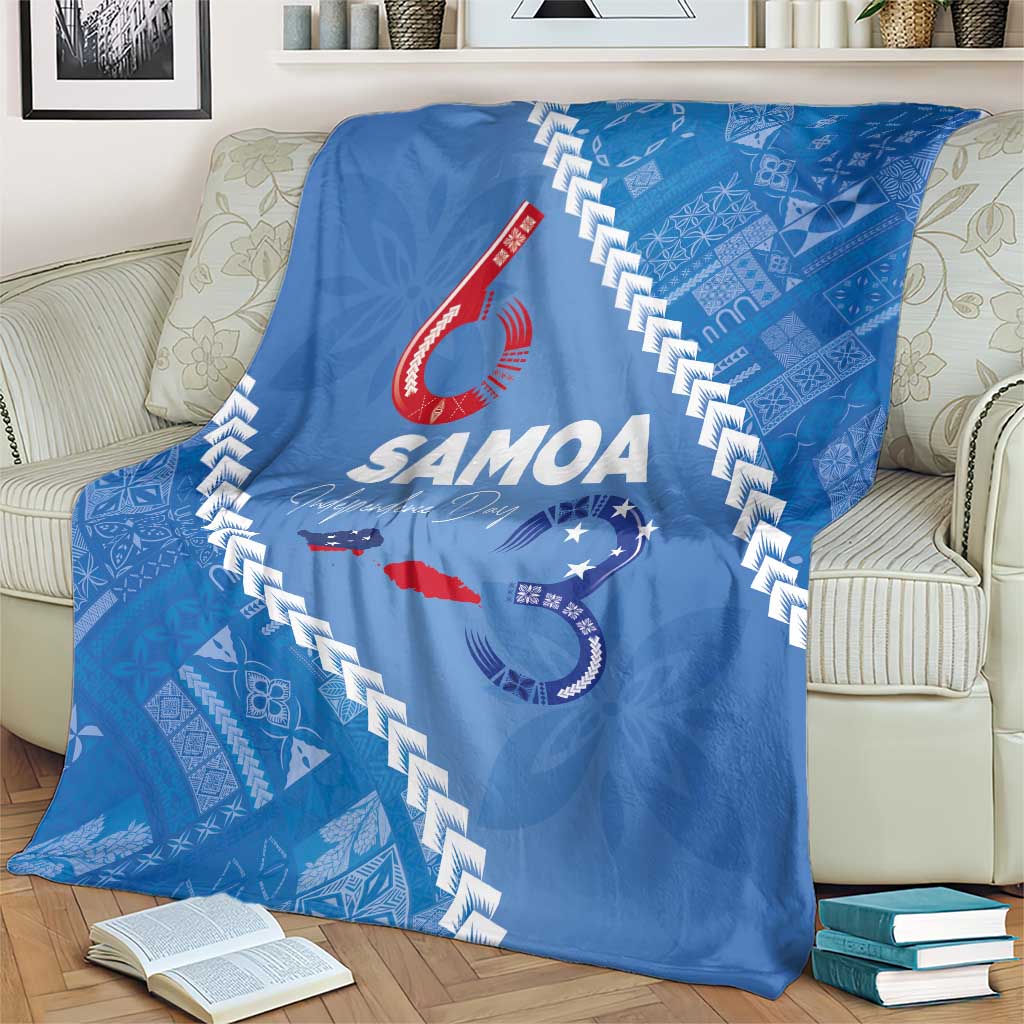 Samoa Independence Day Blanket Anniversary 63th-Siapo Art LT03 - Polynesian Pride