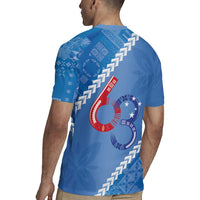 Samoa Independence Day Rugby Jersey Anniversary 63th-Siapo Art LT03 - Polynesian Pride