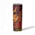 Hawaiian Volcano and Shark Skinny Tumbler Polynesian and Hibiscus Pattern Lava Color