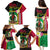 Vanuatu Nakamal and Plumeria Flowers Family Matching Puletasi and Hawaiian Shirt Polynesian Pattern