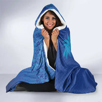 Fiji Bula Hooded Blanket Tropical Plants with Palm Tree and Iguana Colorful LT03 - Polynesian Pride