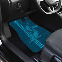 Aloha Hawaii Whale Kakau and Polynesian Tattoo Car Mats Light Blue Color LT03 - Polynesian Pride