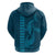 Aloha Hawaii Whale Kakau and Polynesian Tattoo Hoodie Light Blue Color