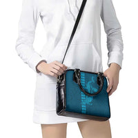 Aloha Hawaii Whale Kakau and Polynesian Tattoo Shoulder Handbag Light Blue Color LT03 - Polynesian Pride