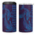 Aloha Hawaii Whale Kakau and Polynesian Tattoo 4 in 1 Can Cooler Tumbler Purple Color