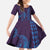 Aloha Hawaii Whale Kakau and Polynesian Tattoo Family Matching Off Shoulder Maxi Dress and Hawaiian Shirt Purple Color