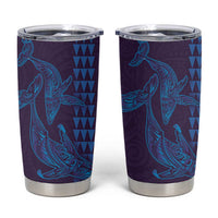 Aloha Hawaii Whale Kakau and Polynesian Tattoo Tumbler Cup Purple Color LT03 Purple - Polynesian Pride