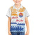 Personalised Hawaiki Nui Va'a French Polynesian Pattern Family Matching Puletasi and Hawaiian Shirt White Color