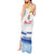 Personalised Hawaiki Nui Va'a French Polynesian Pattern Tank Maxi Dress White Color