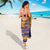 Personalised Hawaiki Nui Va'a French Polynesian Pattern Sarong Sunset Color