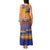 Personalised Hawaiki Nui Va'a French Polynesian Pattern Tank Maxi Dress Sunset Color