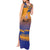 Personalised Hawaiki Nui Va'a French Polynesian Pattern Tank Maxi Dress Sunset Color