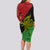 Papua New Guinea Southern Highlands Province Long Sleeve Bodycon Dress PNG Birds Of Paradise Polynesian Arty Style LT03 - Polynesian Pride