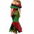 Papua New Guinea Southern Highlands Province Mermaid Dress PNG Birds Of Paradise Polynesian Arty Style LT03 - Polynesian Pride