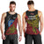 Papua New Guinea Sandaun Province Men Tank Top PNG Birds Of Paradise Polynesian Arty Style LT03 - Polynesian Pride