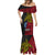 Papua New Guinea Sandaun Province Mermaid Dress PNG Birds Of Paradise Polynesian Arty Style LT03 - Polynesian Pride