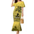 Personalised Papua New Guinea National Capital District Mermaid Dress PNG Birds Of Paradise Polynesian Arty Style LT03 Women Yellow - Polynesian Pride