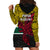 Papua New Guinea Hela Province Hoodie Dress PNG Birds Of Paradise Polynesian Arty Style LT03 - Polynesian Pride