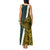 Papua New Guinea Jiwaka Province Tank Maxi Dress PNG Birds Of Paradise Polynesian Arty Style LT03 - Polynesian Pride