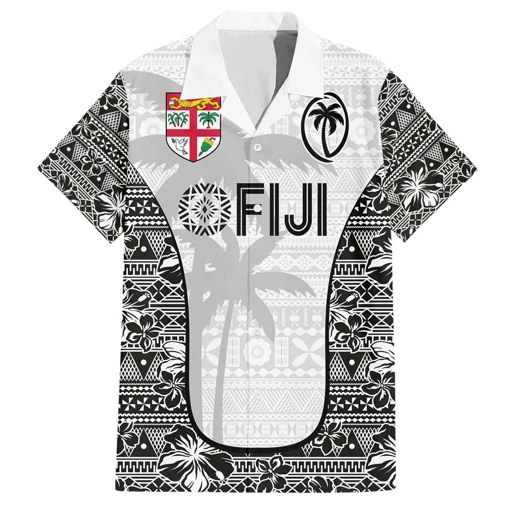 Custom Fiji Pacific Rugby 2024 Hawaiian Shirt Tapa Tribal and Fijian Masi Pattern