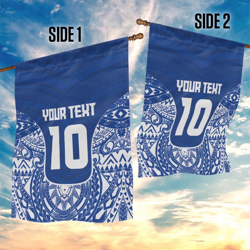 Custom Samoa Pacific Rugby 2024 Garden Flag Polynesian Pacific Tribal Pattern LT03 - Polynesian Pride