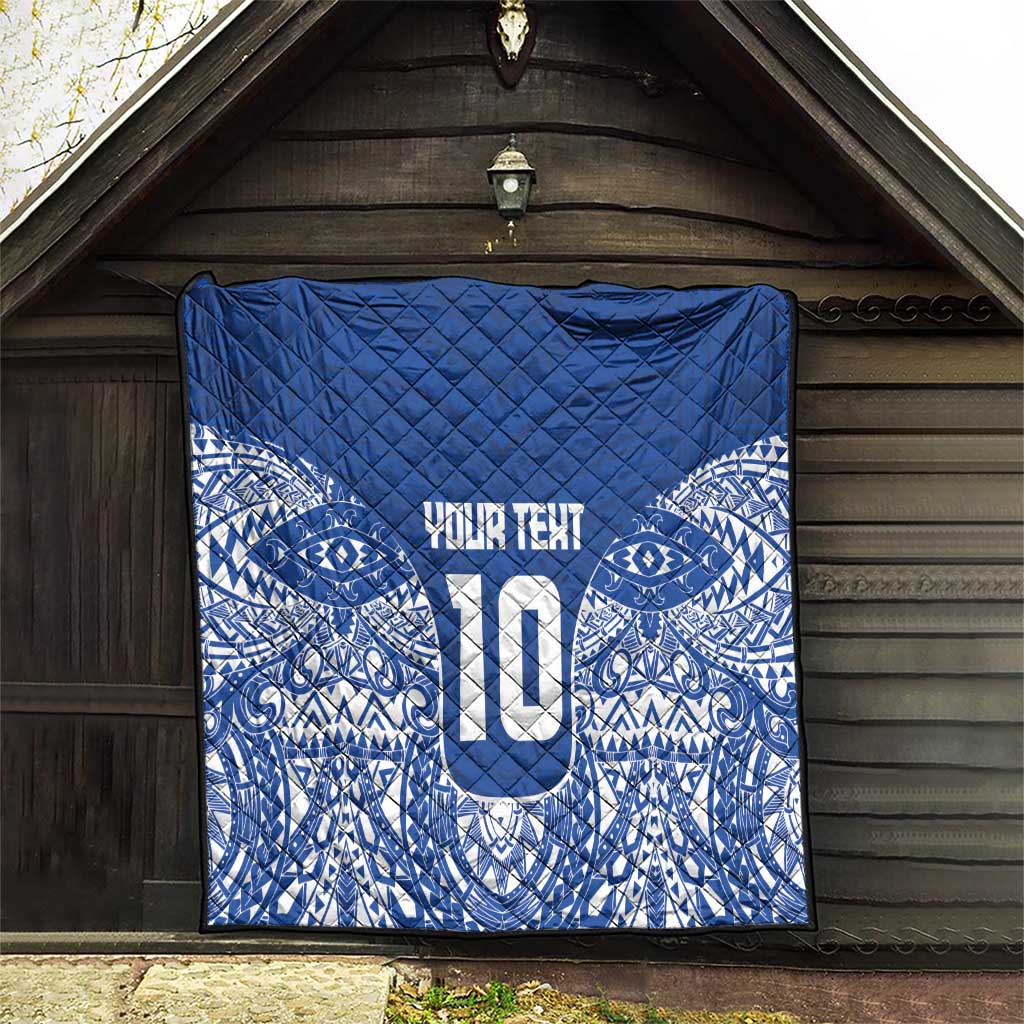 Custom Samoa Pacific Rugby 2024 Quilt Polynesian Pacific Tribal Pattern LT03 - Polynesian Pride