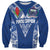 Custom Samoa Pacific Rugby 2024 Sweatshirt Polynesian Pacific Tribal Pattern