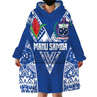 Custom Samoa Pacific Rugby 2024 Wearable Blanket Hoodie Polynesian Pacific Tribal Pattern LT03 - Polynesian Pride