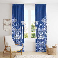 Custom Samoa Pacific Rugby 2024 Window Curtain Polynesian Pacific Tribal Pattern LT03 - Polynesian Pride