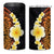 Hawaiian Tropical Plumeria Art Polynesian Tattoo 4 in 1 Can Cooler Tumbler Black and Autumn Color Theme