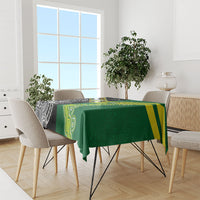 Rugby Cook Islands and Australia Tablecloth Tatau Tribal with Aboriginal Chevron Sport Style LT03 - Polynesian Pride