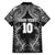 Custom New Zealand Rugby Family Matching Long Sleeve Bodycon Dress and Hawaiian Shirt Aotearoa Champion Cup History with Silver Fern LT03 - Polynesian Pride