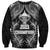 Custom New Zealand Rugby Sweatshirt Aotearoa Champion Cup History with Silver Fern LT03 Unisex Black - Polynesian Pride