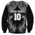 Custom New Zealand Rugby Sweatshirt Aotearoa Champion Cup History with Silver Fern LT03 - Polynesian Pride