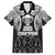 New Zealand Rugby Family Matching Short Sleeve Bodycon Dress and Hawaiian Shirt Aotearoa Champion Cup History with Haka Dance LT03 Dad's Shirt - Short Sleeve Black - Polynesian Pride