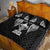 Personalised New Zealand Rugby Quilt Bed Set Aotearoa Champion Cup History with Haka Dance LT03 - Polynesian Pride