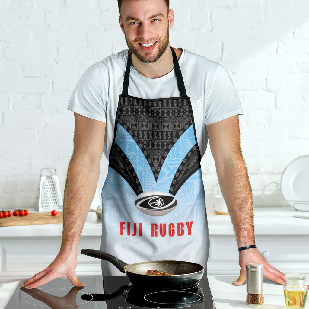 Fijian Rugby Apron Tapa Pattern Retro Sporty Style LT03 - Polynesian Pride