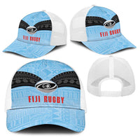 Fijian Rugby Baseball Net Cap Tapa Pattern Retro Sporty Style LT03 - Polynesian Pride