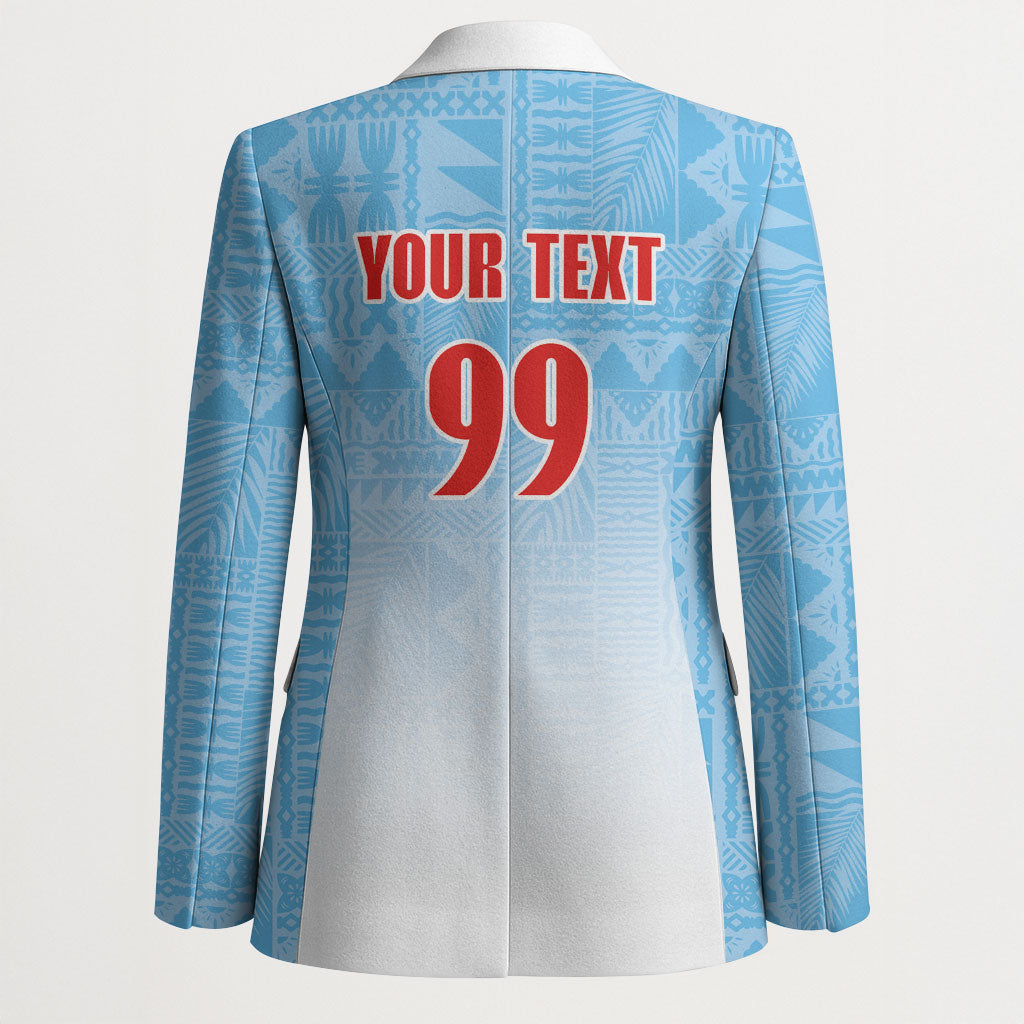 Custom Fijian Rugby Blazer Tapa Pattern Retro Sporty Style LT03 - Polynesian Pride