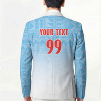 Custom Fijian Rugby Blazer Tapa Pattern Retro Sporty Style LT03 - Polynesian Pride