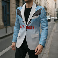 Custom Fijian Rugby Blazer Tapa Pattern Retro Sporty Style LT03 - Polynesian Pride