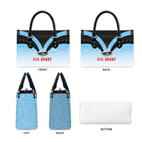 Fijian Rugby Leather Bag Tapa Pattern Retro Sporty Style LT03 - Polynesian Pride