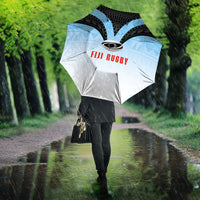 Fijian Rugby Umbrella Tapa Pattern Retro Sporty Style LT03 - Polynesian Pride