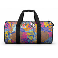 Fijian Rugby Duffle Bag Colorful Coral Reef Pre Match Design LT03 One size Multicolor - Polynesian Pride