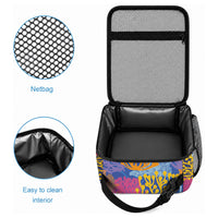 Fijian Rugby Lunch Bag Colorful Coral Reef Pre Match Design LT03 - Polynesian Pride