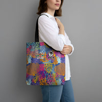 Fijian Rugby Tote Bag Colorful Coral Reef Pre Match Design LT03 - Polynesian Pride