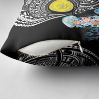 Palau Jellyfish Pillow Cover Coral Reef with Polynesian Pattern LT03 - Polynesian Pride