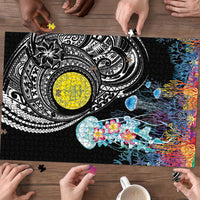 Palau Jellyfish Puzzle Coral Reef with Polynesian Pattern LT03 - Polynesian Pride