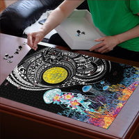 Palau Jellyfish Puzzle Coral Reef with Polynesian Pattern LT03 - Polynesian Pride